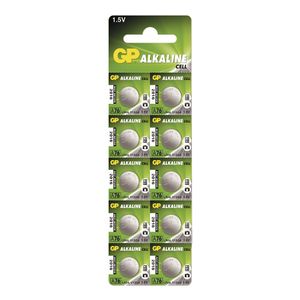 Pila Gp Alkaline Botón A76 1.5v Blister X 1Und