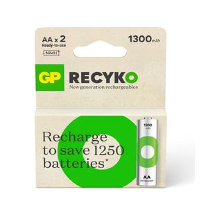Pila Recarg.Gp Aa 1.2v 1300 Mah Blister X 4Und