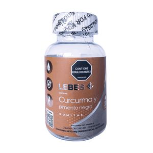 Gomas Lebes Curcurma Pimienta Negra X 30Und