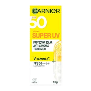 Protector Solar Garnier Spf50 + Súper Uv Seco X 40g