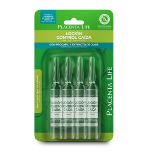 Ampollas Placenta Life Control Caída X13ml X 4Und