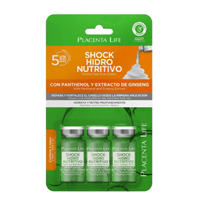 Ampollas Placenta Life Shock Hidro-Nutritiva X 10ml X 3Und