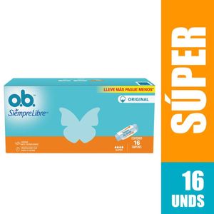 Tampones Ob Original Super X 16Und