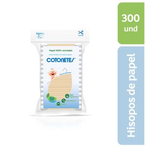 Copitos Cotonetes Reciclable X 300Und