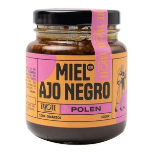 Miel Ajo Negro Yayote Polen Orgánica X 130g