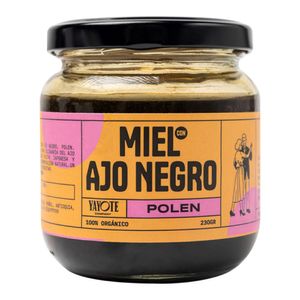 Miel Ajo Negro Yayote Polen Orgánica X 230g