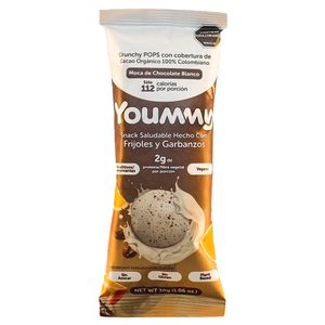 Snack Yoummy Moca Chocolate Blanco Vegano X 30g