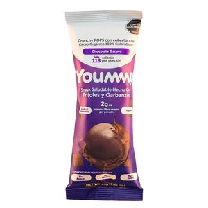 Snack Yoummy Chocolate Oscuro Vegano X 30g