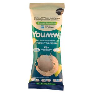Snack Yoummy Chocolate Blanco Limón Vegano X 30g