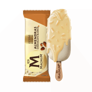 Helado Magnum Almendras Vainilla Chocolate Blanco X 73g