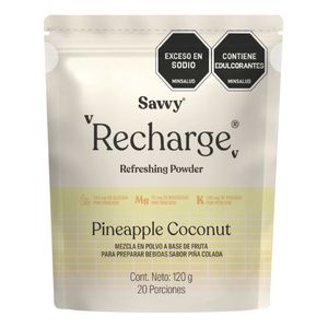 Recharge Savvy Sabor Pineapple Coconut X 120G