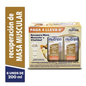 Oferta Nutren Senior Mix Frutas 200ml Pague 4 Lleve 6