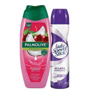 Combo Lady Speed Stick Nácar + Jabón Palmolive Cereza Coco