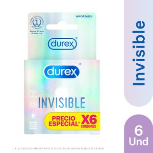 Oferta Condon Durex Invisble X 6Und