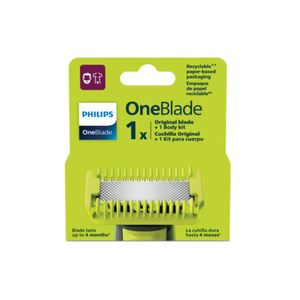 Repuesto de Cuchilla Philips Oneblade Kit Facial y Corporal Caja x 1 und