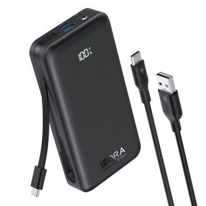 Cargador Portátil 1Hora Multicable Carga Rápida Negro