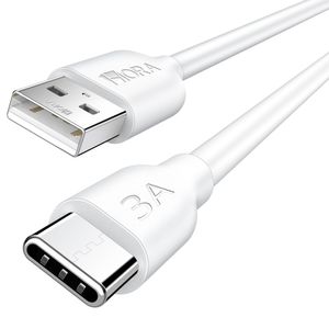 Cable 1Hora Carga Rápida Tipo C USB Blanco 1 m