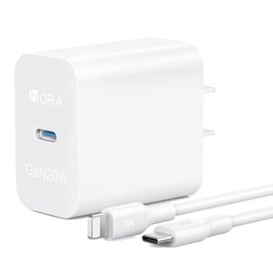 Cargador Cable 1Hora Tipo Lightning Blanco