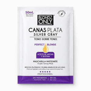 Máscara Blondz Only Matiza Canas Plata X 50ml