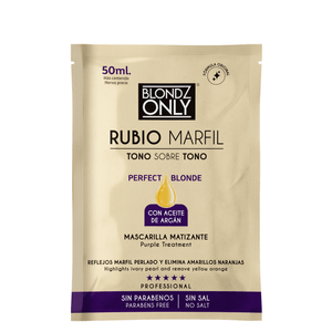Máscara Blondz Only Matiza Rubio Miel Fría X 50ml