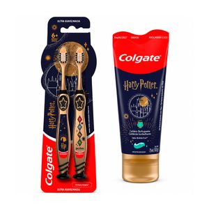 Combo Crema Dental Colgate Kids Harry Potter + Cepillo Dental Harry Potter Pack