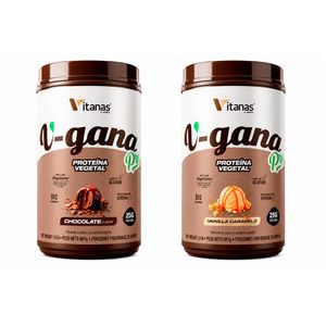 Combo Proteína Vegetal Vitanas V-Gana Pro Caramelo + Chocolate