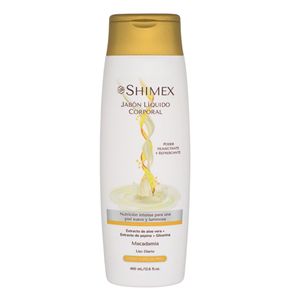Jabón Corporal Shimex Líquido Macadamia X 400ml