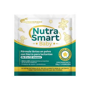 Fórmula Infantil Nutra Smart Baby 0-12M Sobres 13 X 33g