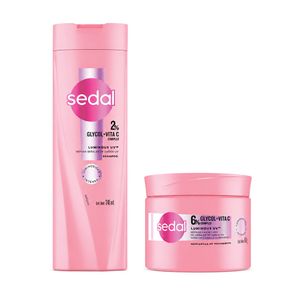 Combo Shampoo Sedal Luminous UV Glycol + Mascarilla Tratamiento Sedal Luminous UV