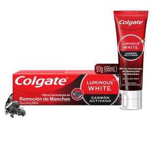 Crema Dental Blanqueadora Colgate Luminous White Carbon 66ml