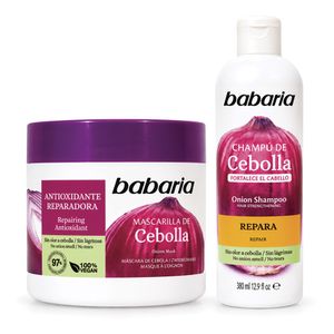 Combo Babaria Cebolla Repara + Mascarilla Antioxidante y Reparadora
