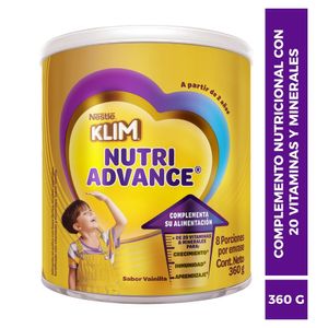 Alimento Lácteo Klim NutriAdvance 2 Años+ X 360g
